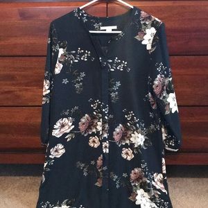 c&e floral print dress